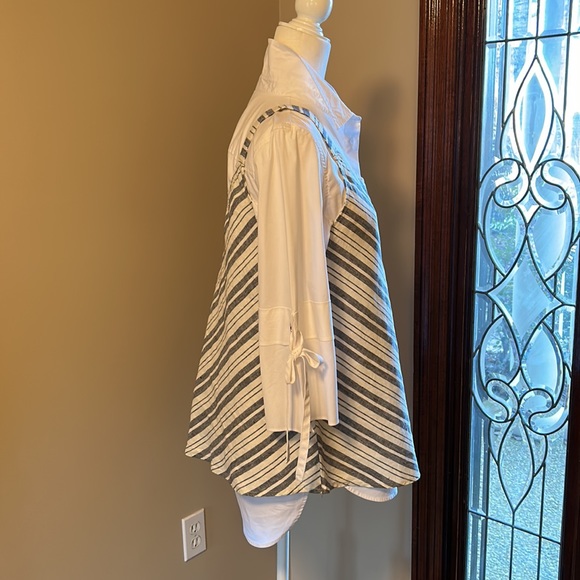 Artisan NY 100% Linen swing top szS - Picture 6 of 13